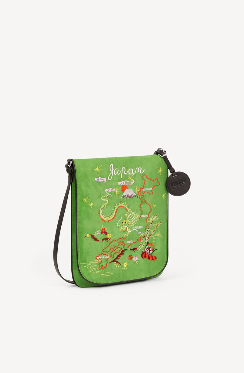 'Paris-Japan' reversible messenger bag 1