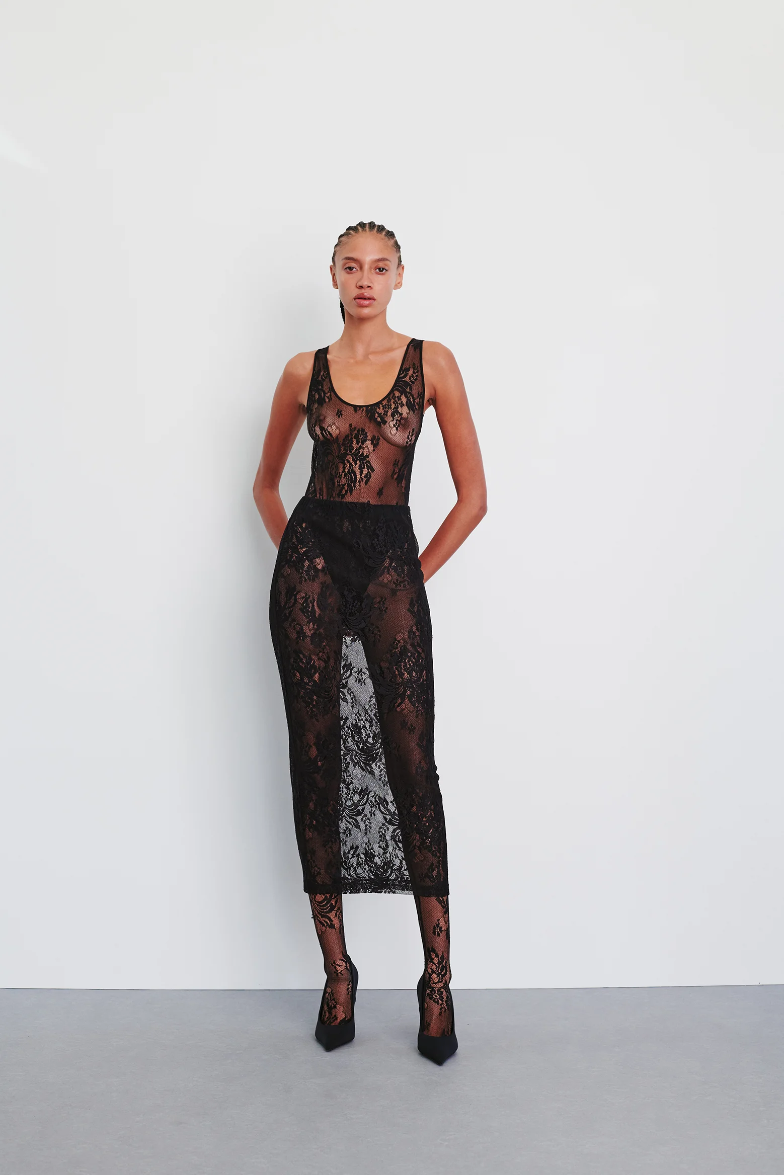 EVENING LACE SKIRT - 1