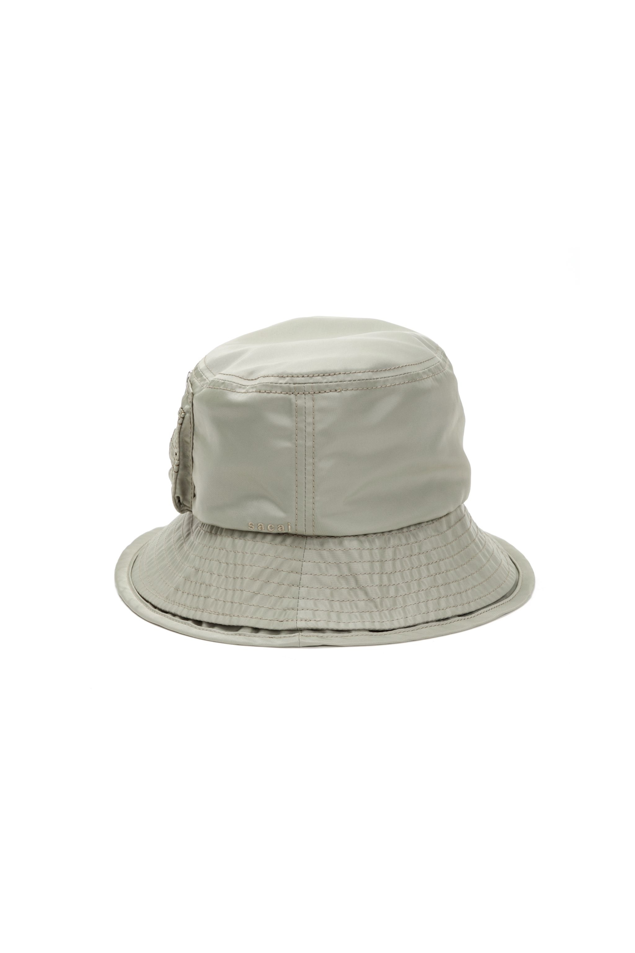 Pocket Double Brim Hat / Nylon Twill - 3