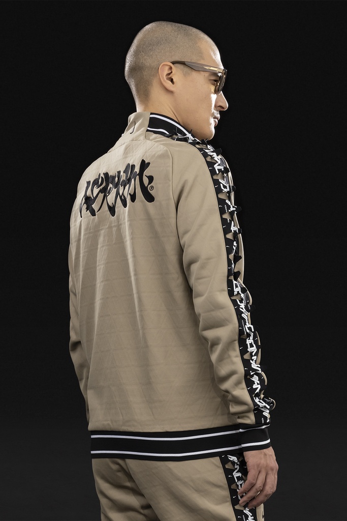 GGG-J1-247 Nike® Acronym® Track Jacket Knit KHAKI/BLACK ] with GGG-P1-247 - 4