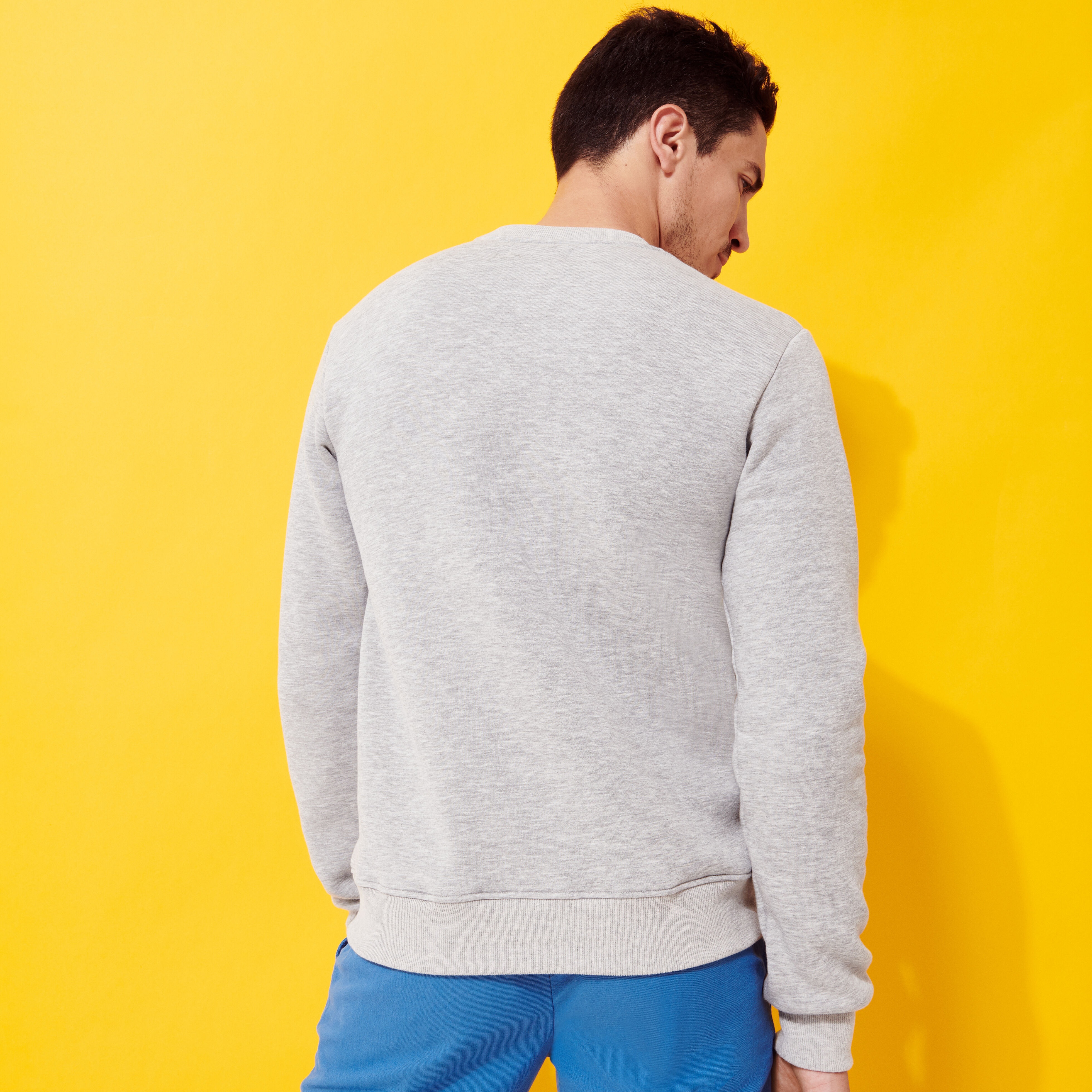 Men Cotton Sweatshirt Solid - 4