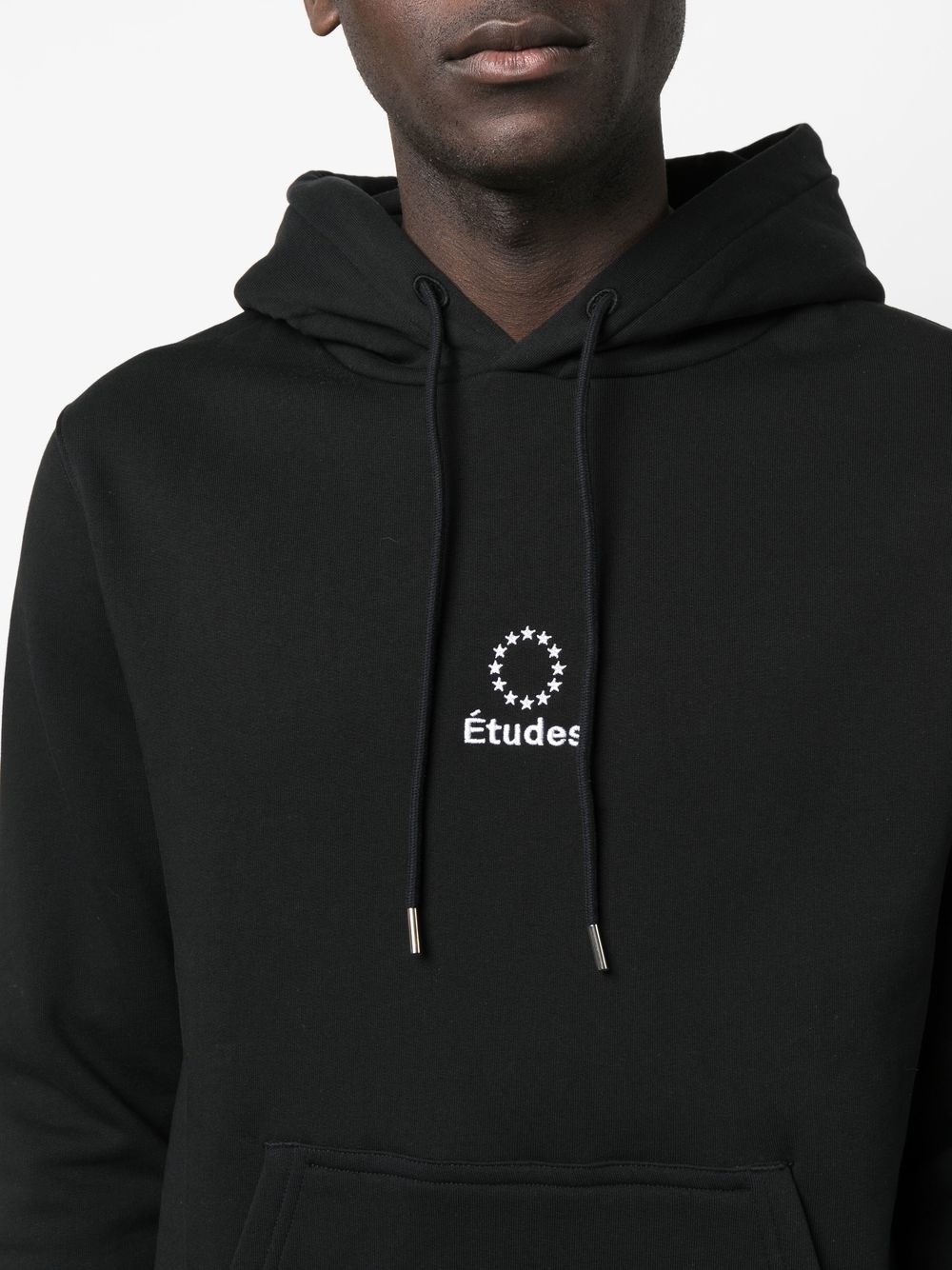 logo-print organic cotton hoodie - 5