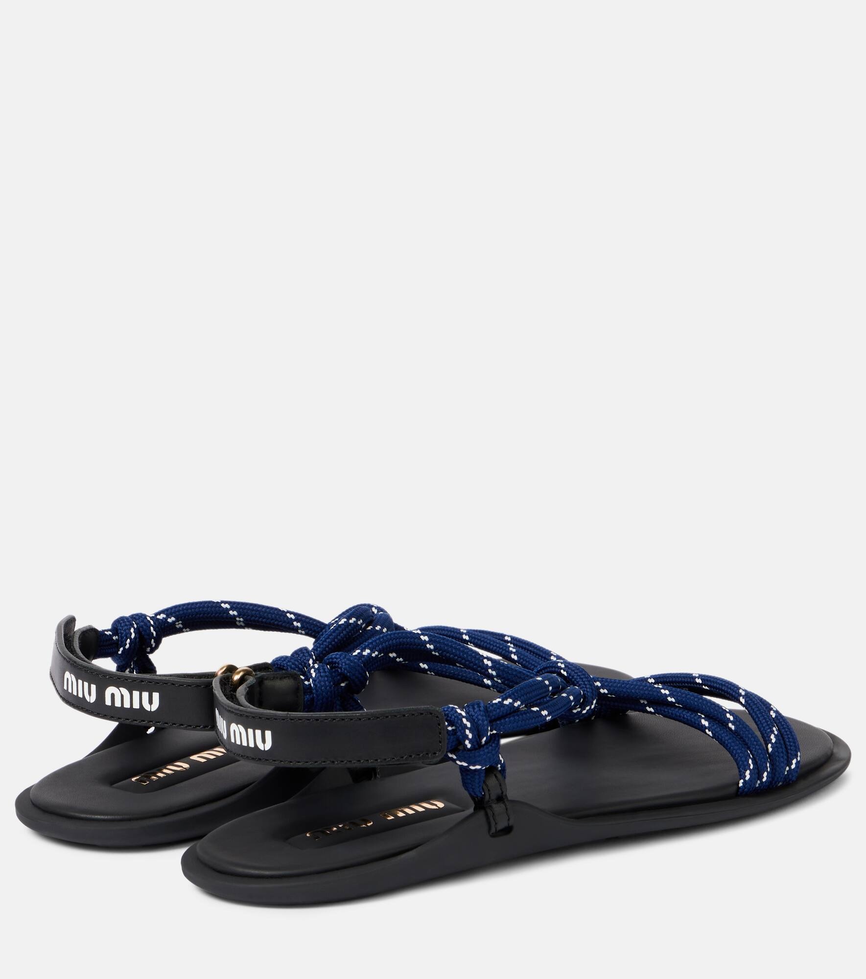 Rivière leather-trimmed sandals - 2