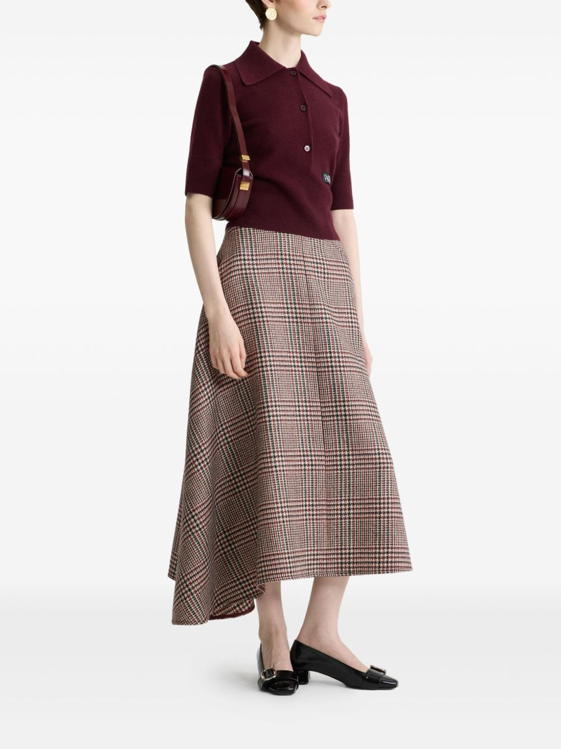 PATOU logo-patch polo top outlook