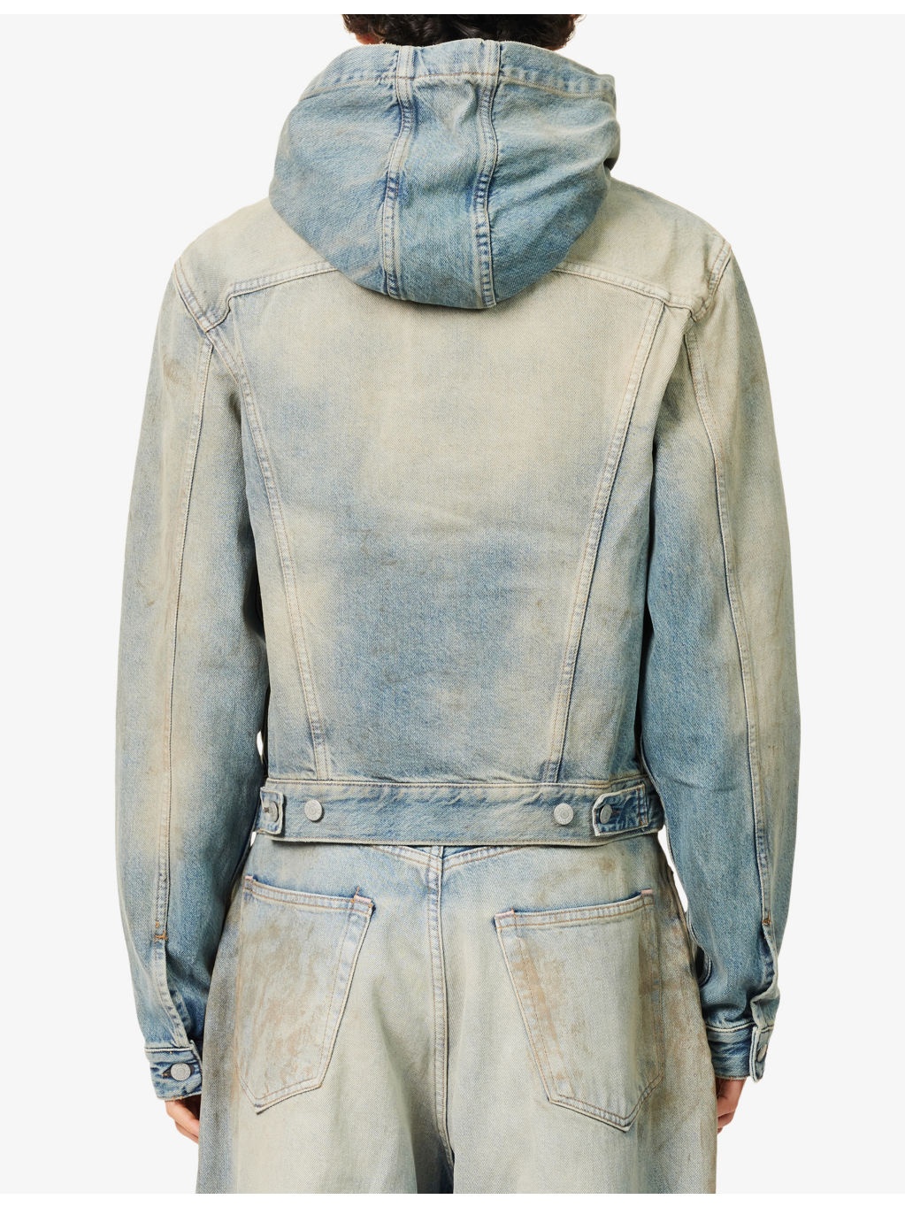 Orayo Penicillin Hooded Denim Jacket - 4