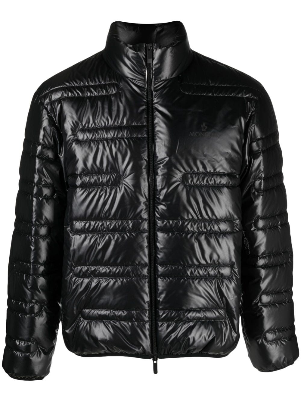 zip-up padded jacket - 1