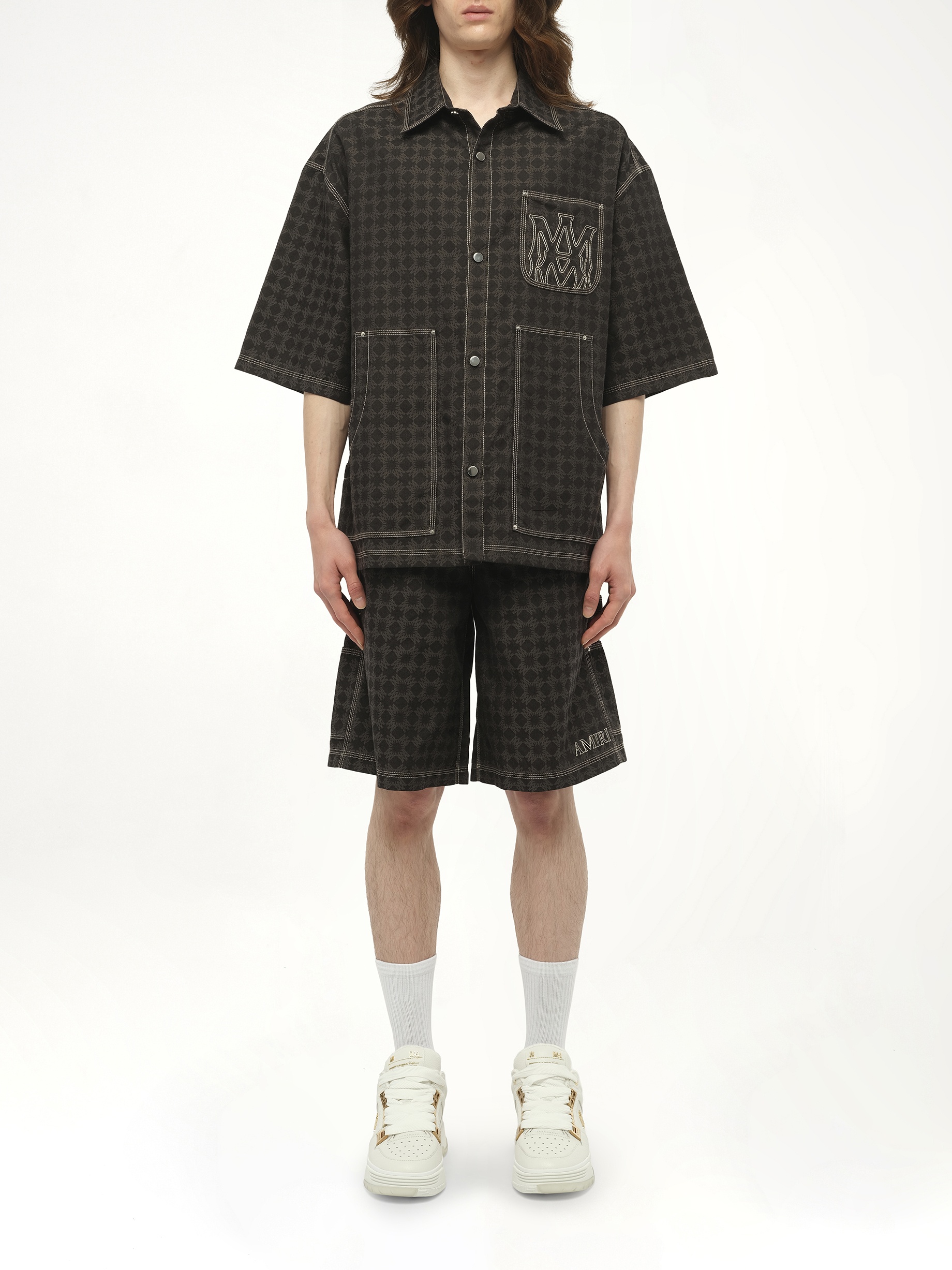 MA Quad Work Shirt in Black - 7