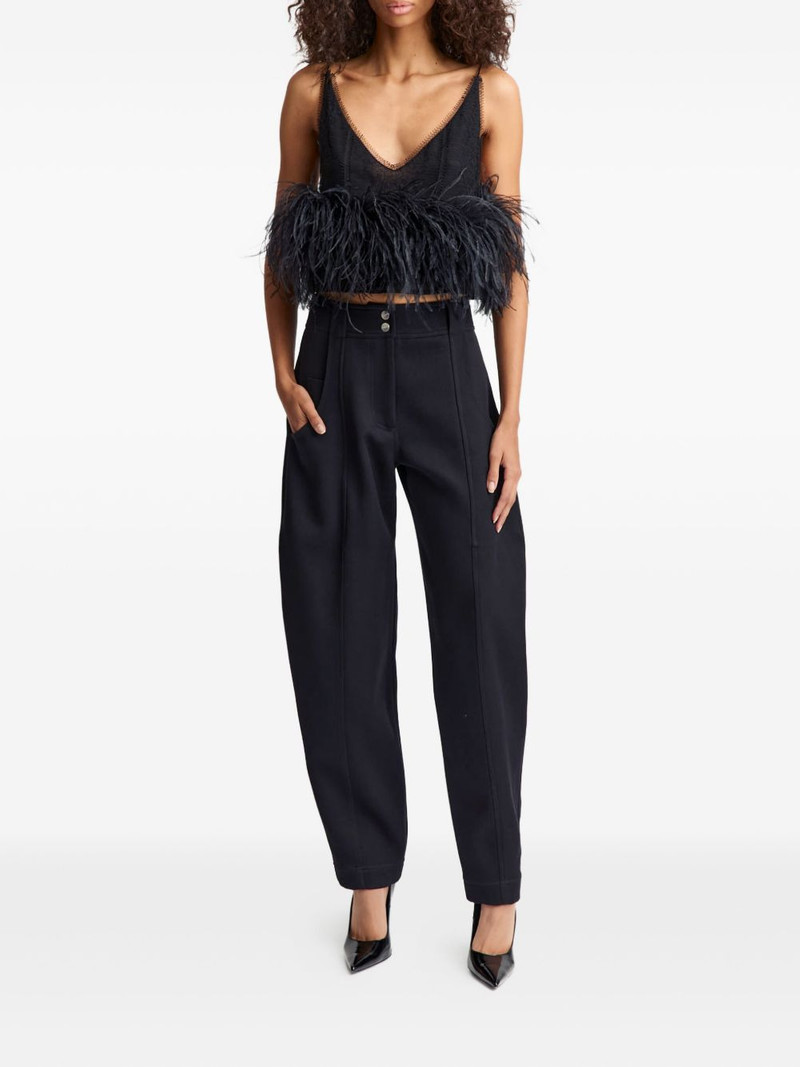 16ARLINGTON lace feather poppy top outlook