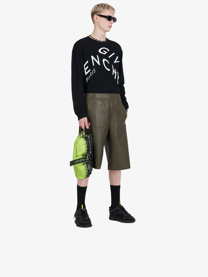 Givenchy GIVENCHY short pants in leather outlook