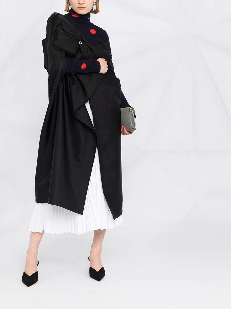 Prada Re-Nylon gabardine cape outlook