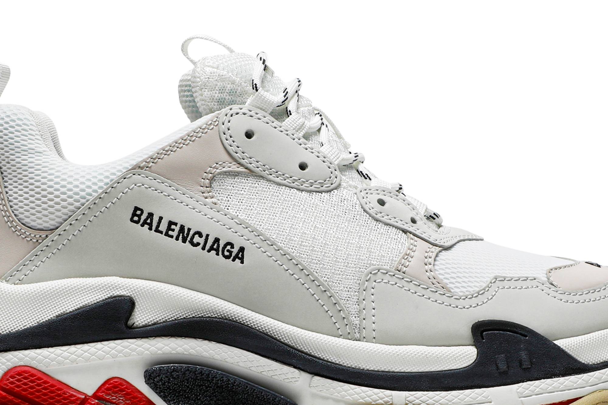 Balenciaga Triple S Sneaker 'White Black Red' - 2