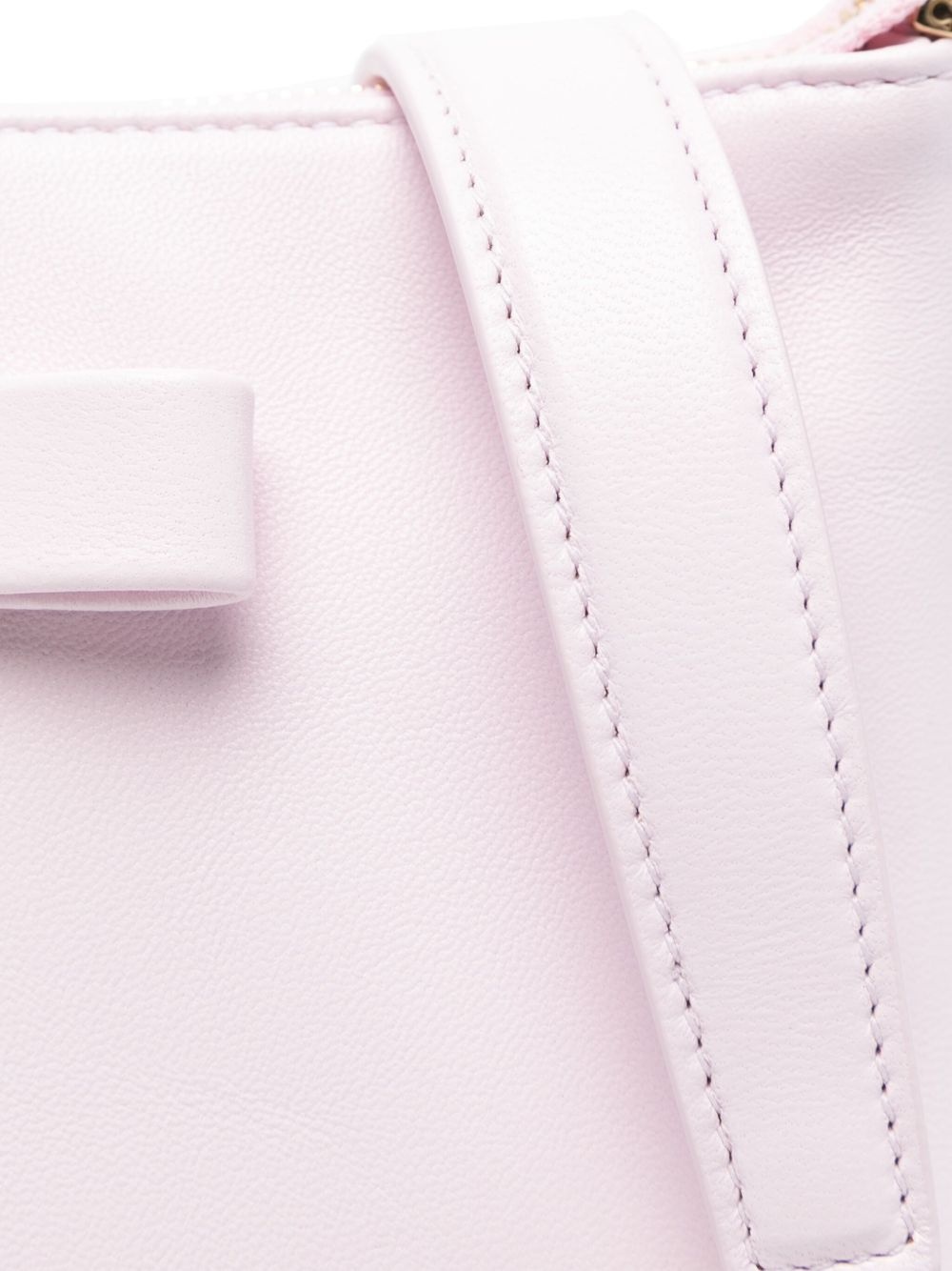 Gancini-plaque cross body bag - 4