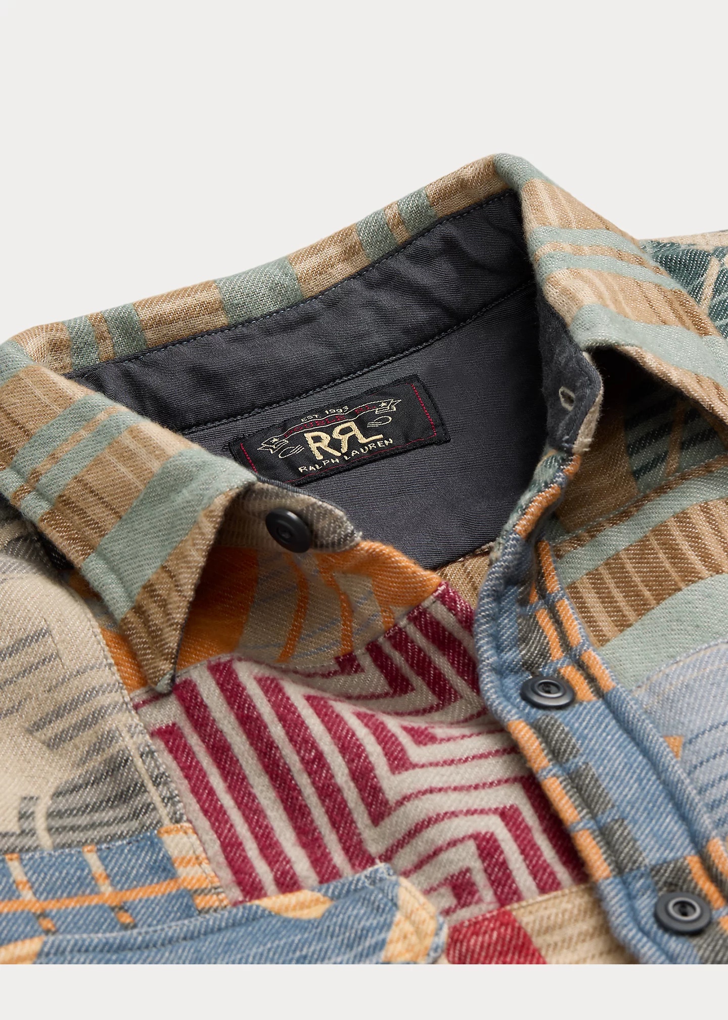 Patchwork Jacquard Workshirt - 3
