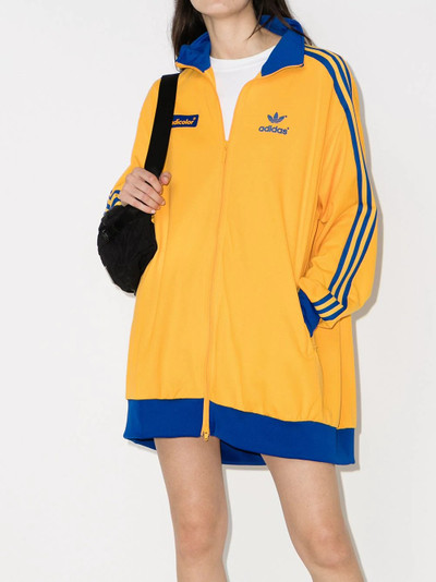 adidas Adicolor '70s oversized jersey track jacket dress outlook