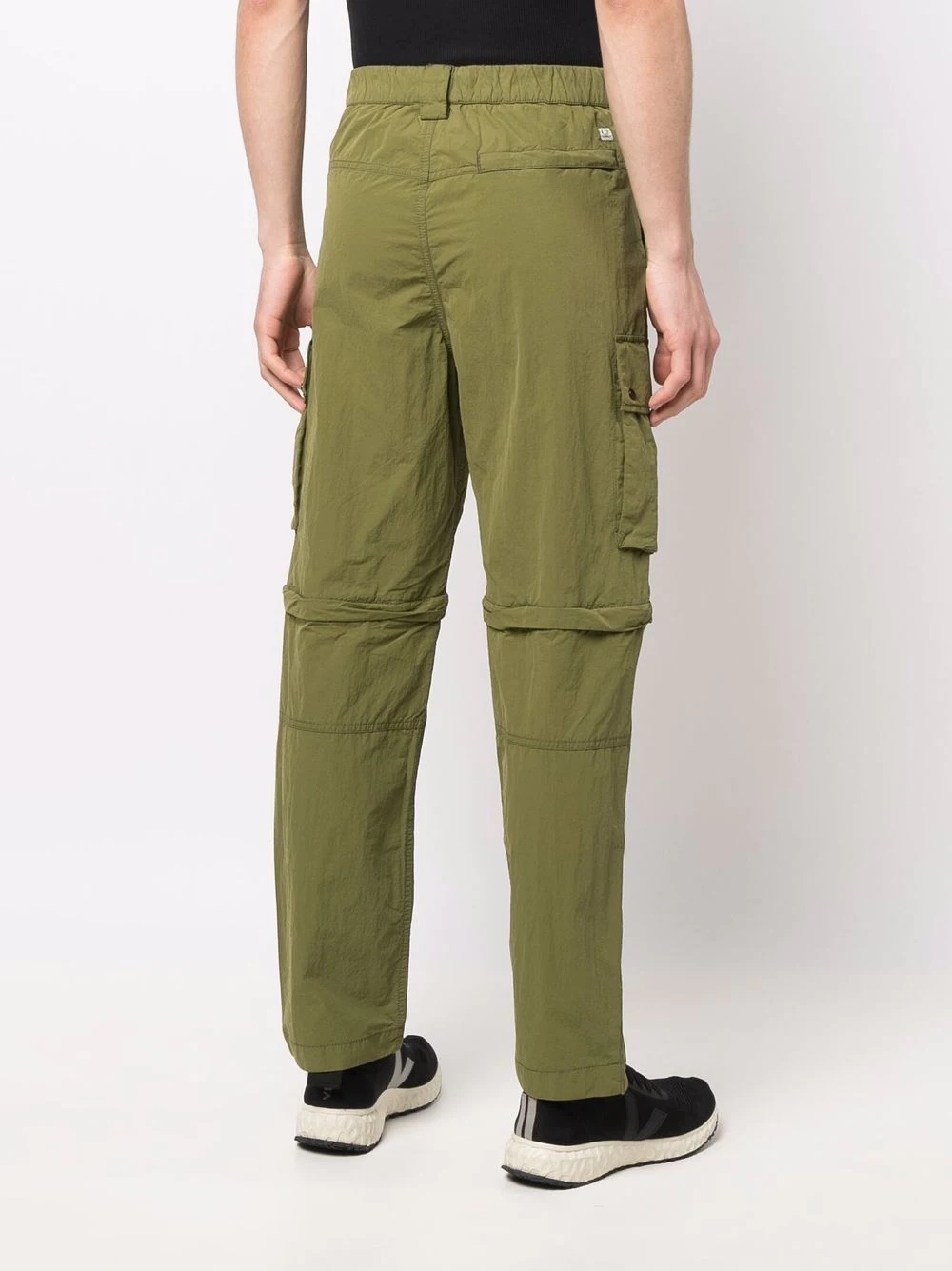 adjustable-length cargo trousers - 4