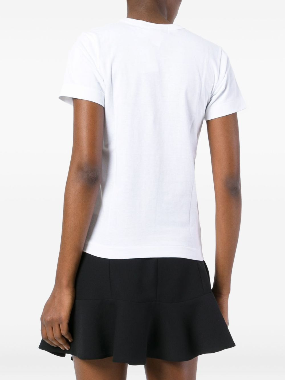 printed heart T-shirt - 4