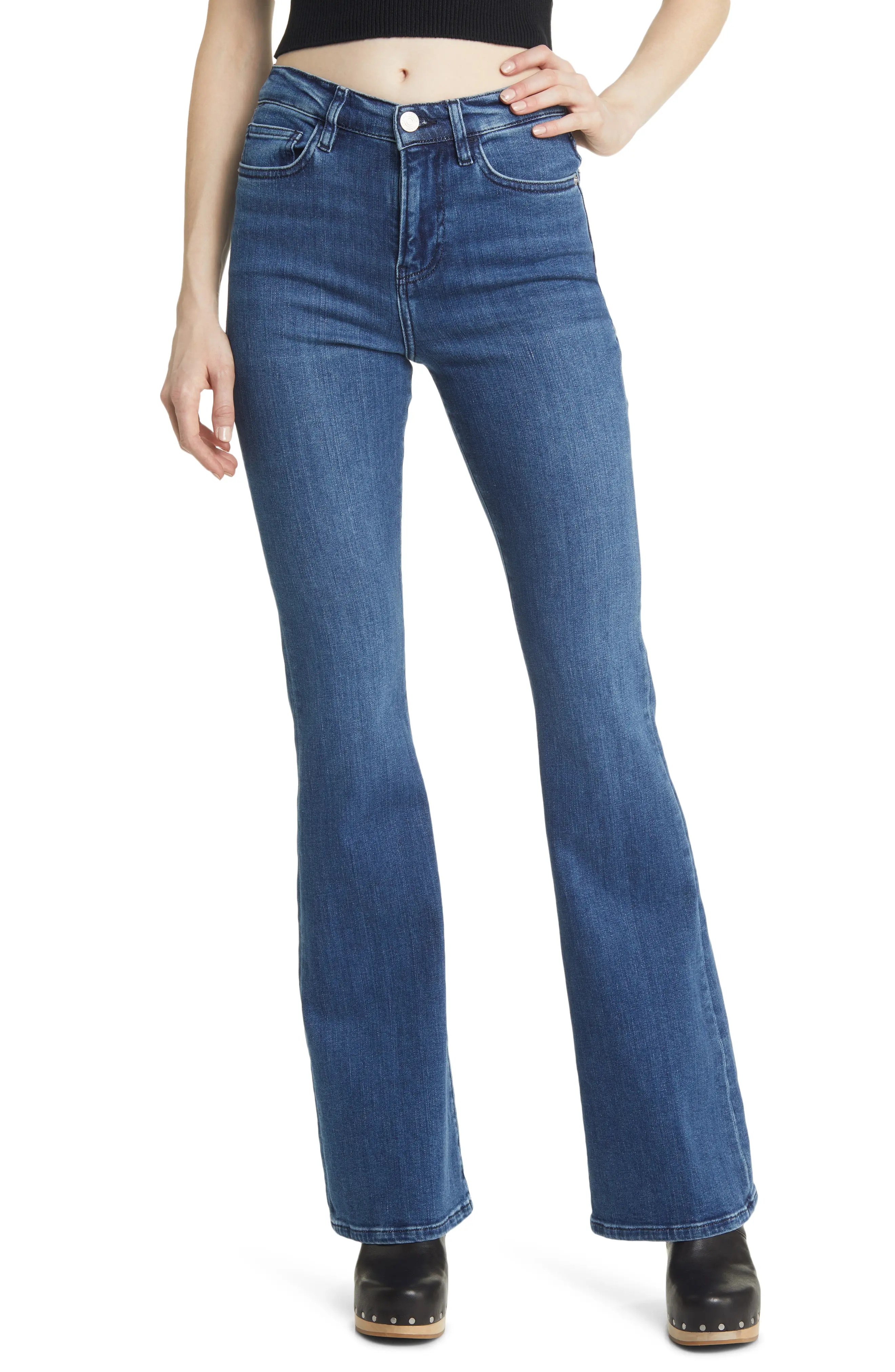 Le High Waist Flare Jeans - 1