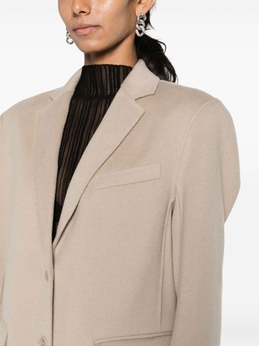 Quinn wool-cashmere blazer - 5