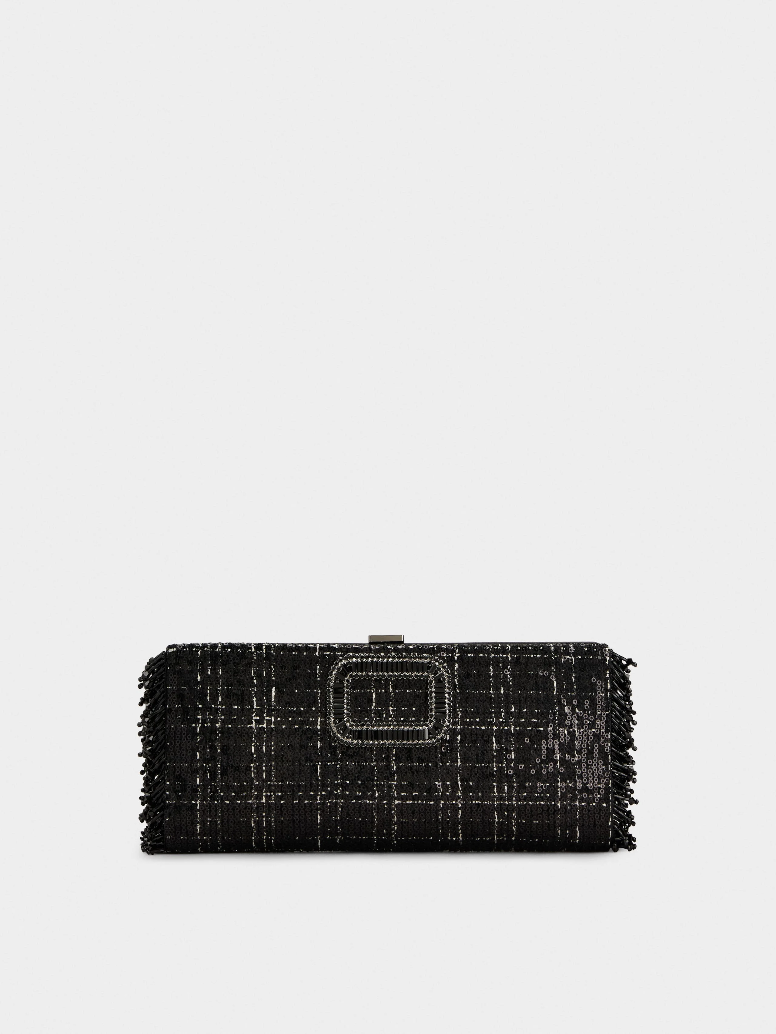 Pilgrim Clutch in tweed - 1