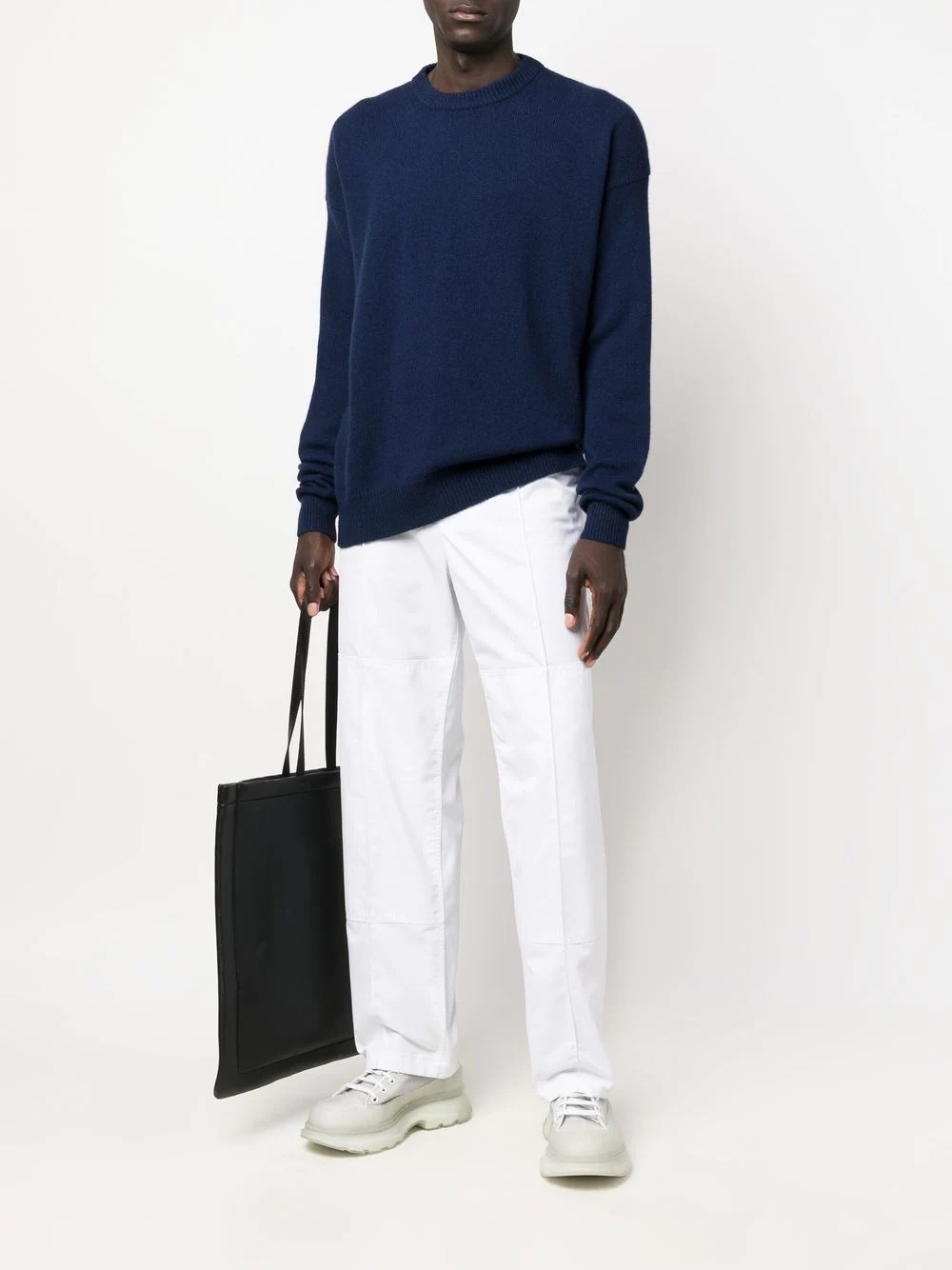crew neck cashmere jumper - 2