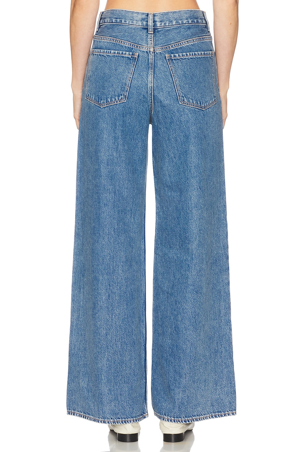 High Waist Wide Leg Jean - 4
