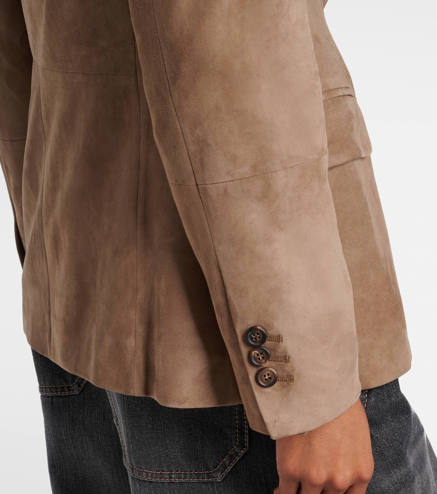 Suede blazer - 5