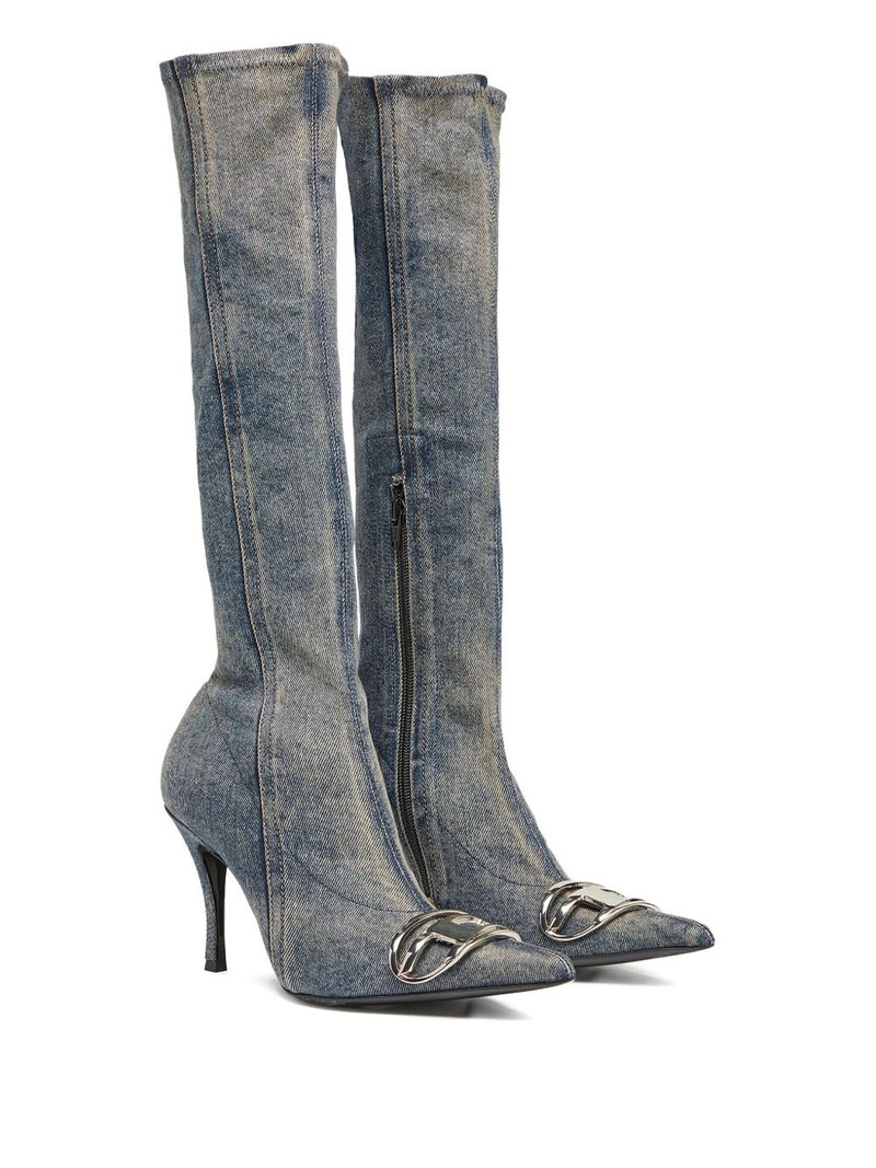 Diesel D-Venus knee-high boots outlook