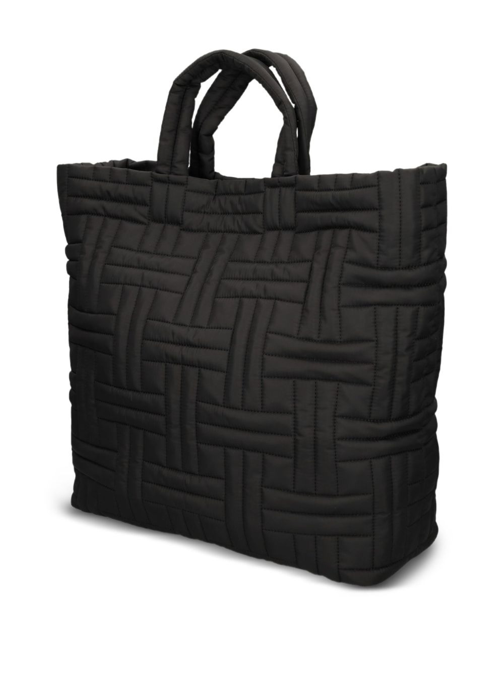 logo-plaque tote bag - 3