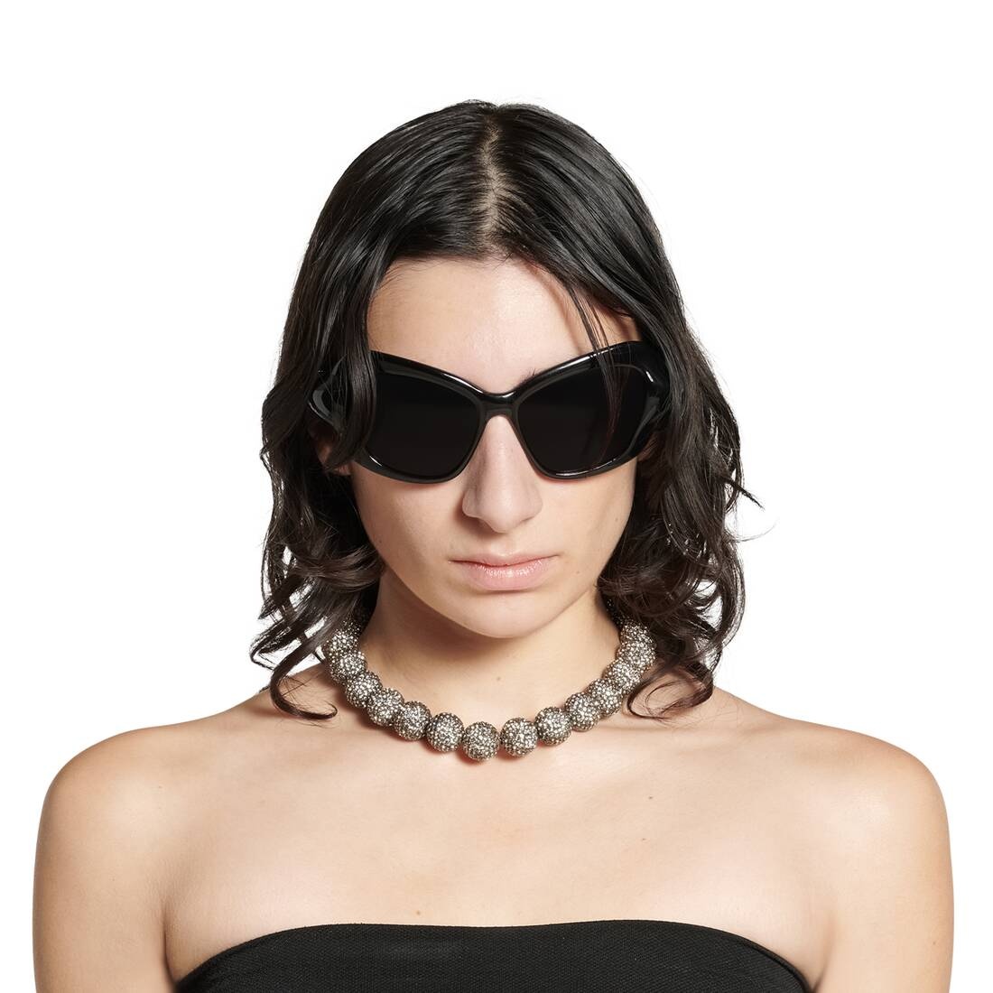 Women's Quantum Choker  in Silver - 3