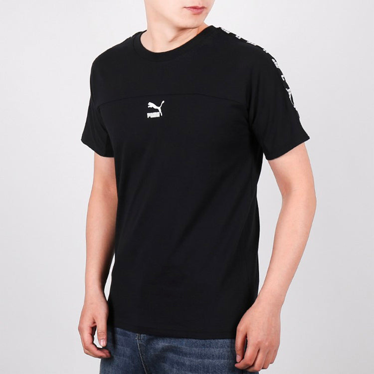 PUMA Clothing T-Shirt 'Black White' 595959-01 - 5