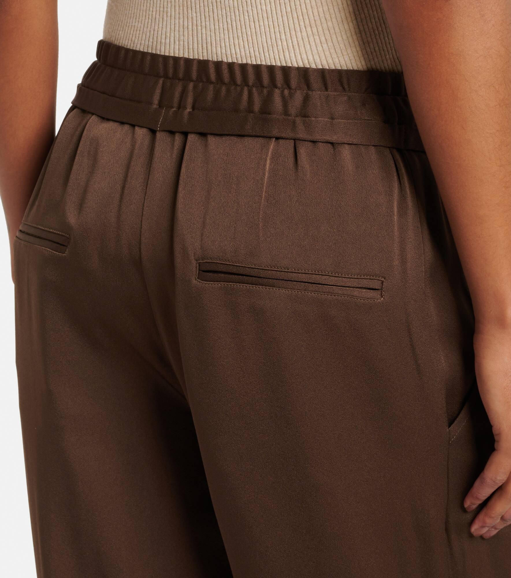 Kendry satin wide-leg pants - 6