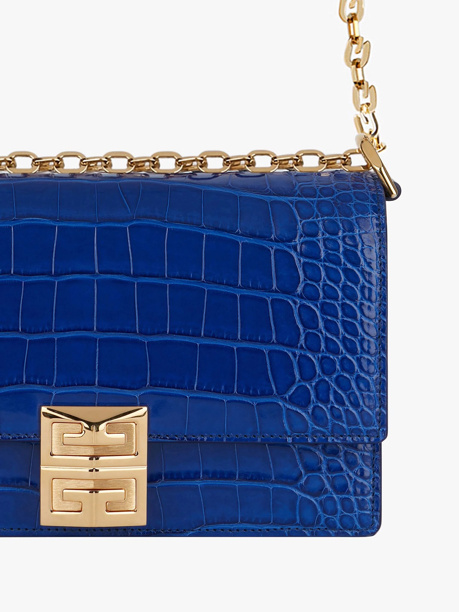 SMALL 4G BAG IN CROCODILE WITH CHAIN - 7