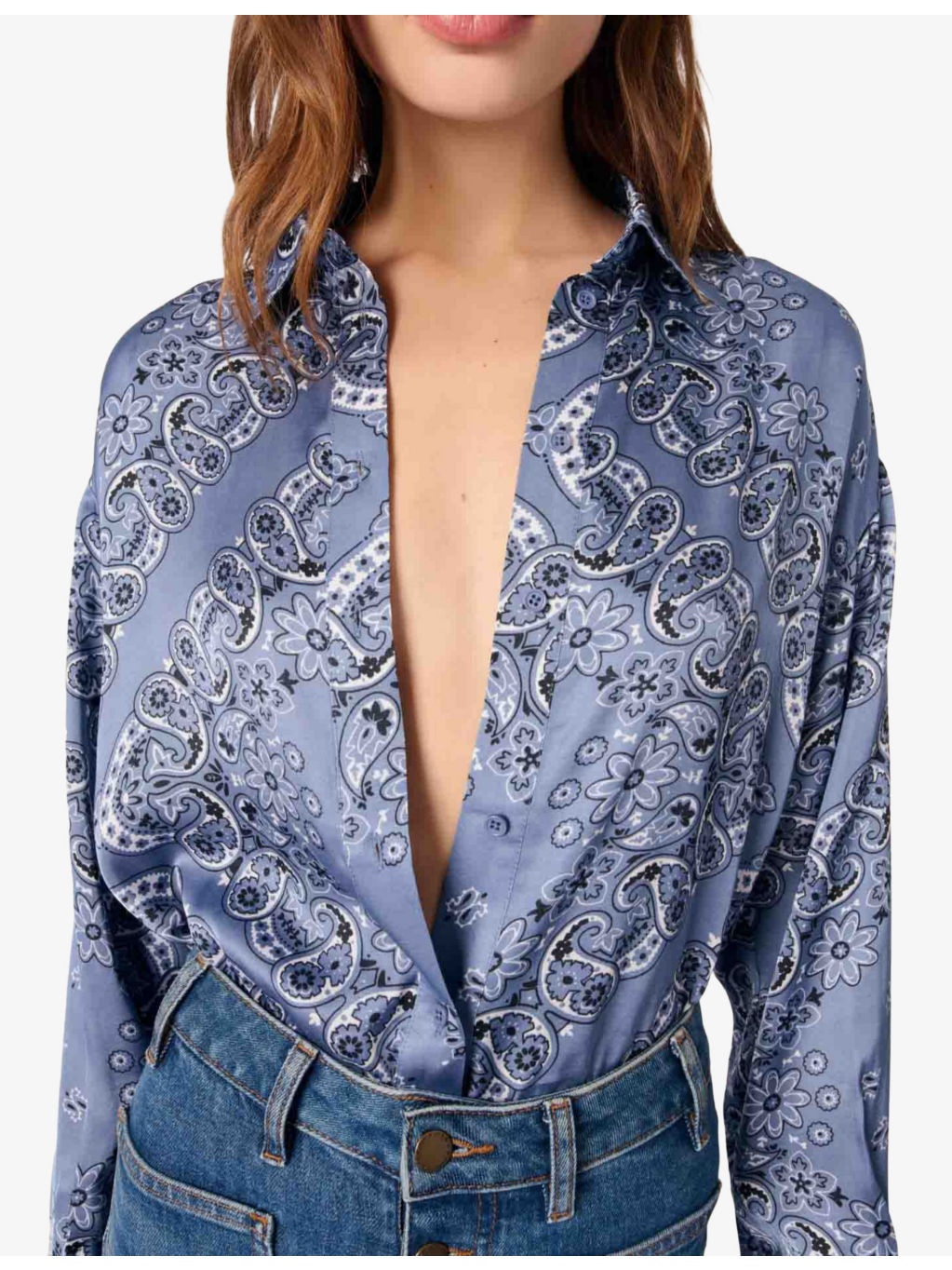 Bandana-Print Long-Sleeve Woven Shirt - 5