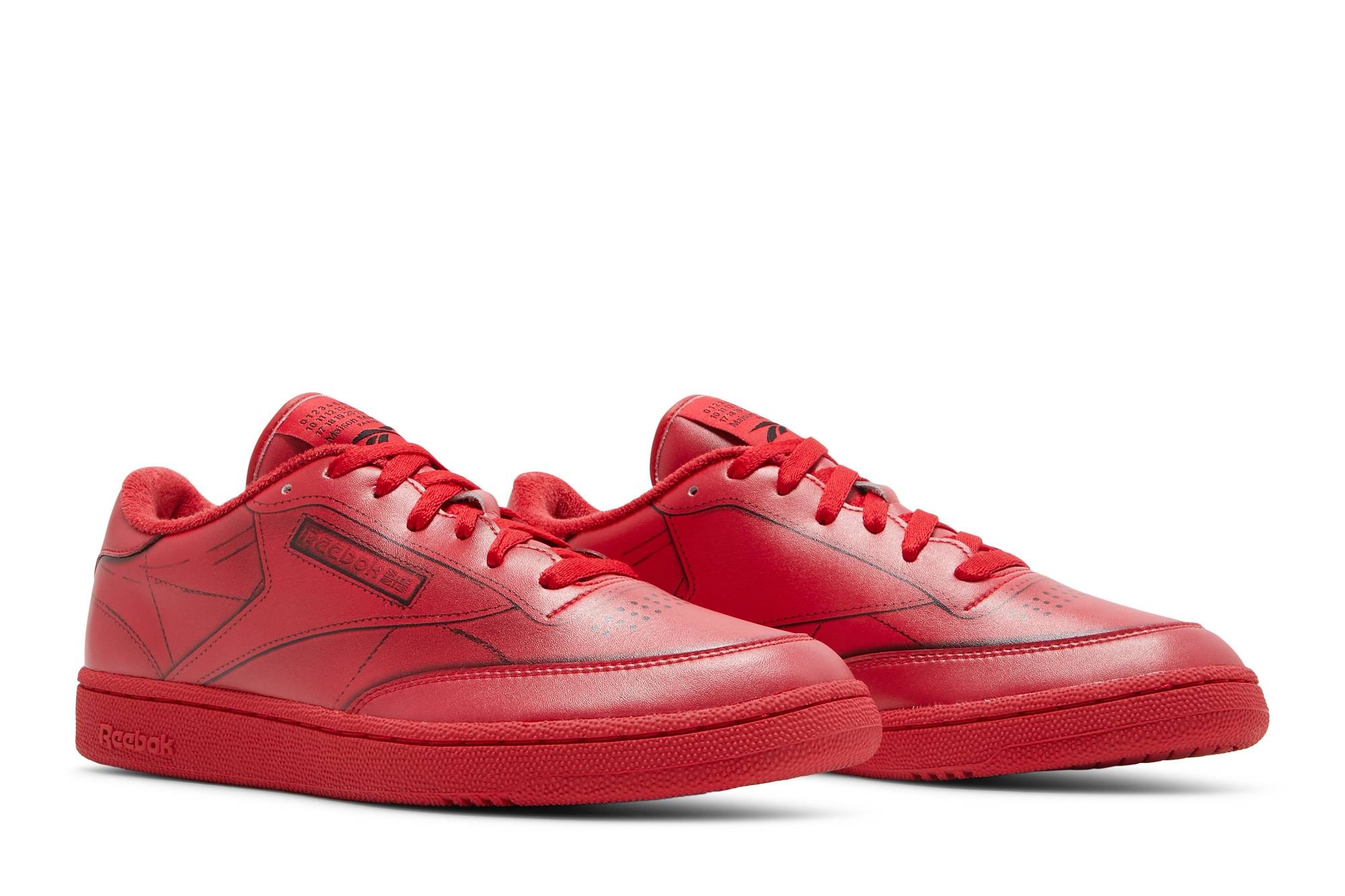Reebok x Maison Margiela Club C 'Vector Red' - 8