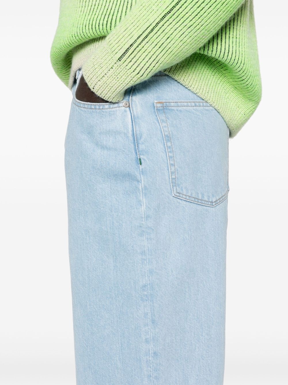 mid-rise straight-leg jeans - 5