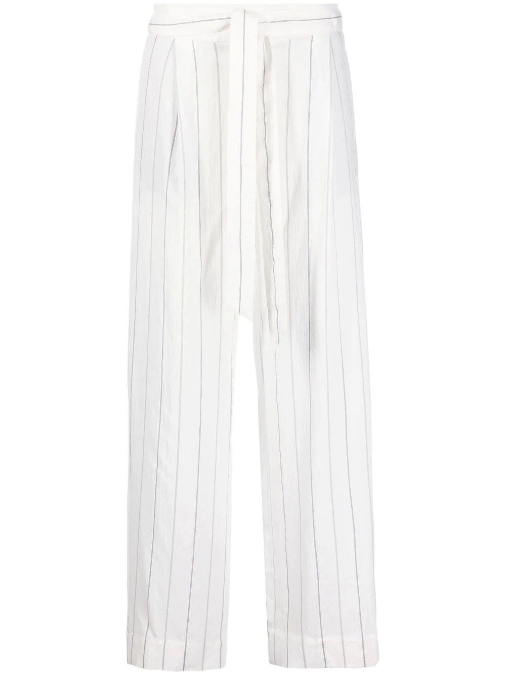 striped straight-leg trousers - 1