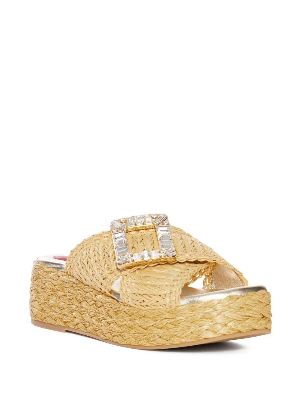 60mm crystal-embellishment espadrilles - 2