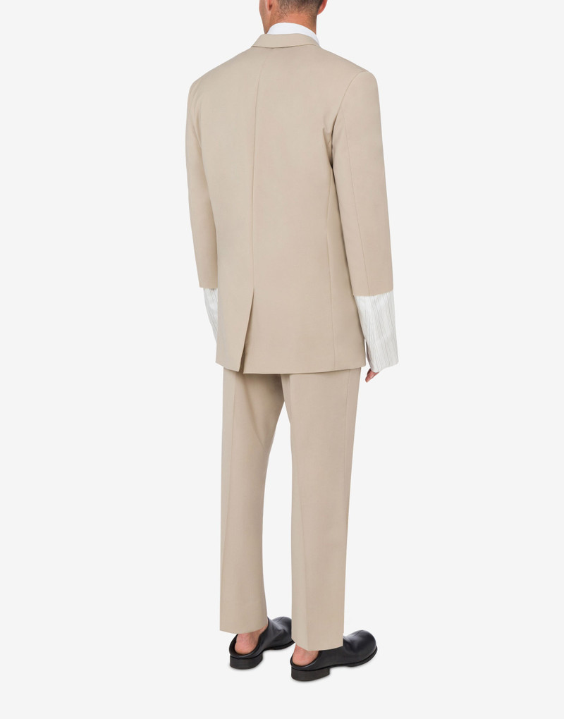 Moschino WOOL CANVAS JACKET CUFF DETAILS outlook