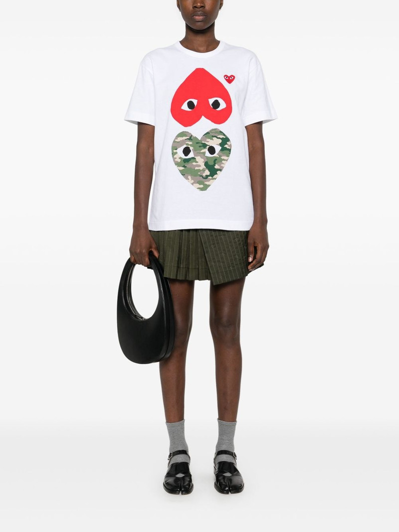 Comme des Garçons PLAY heart-patch T-shirt outlook
