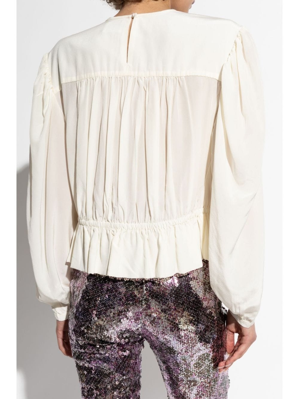 Gelina gathered blouse - 4