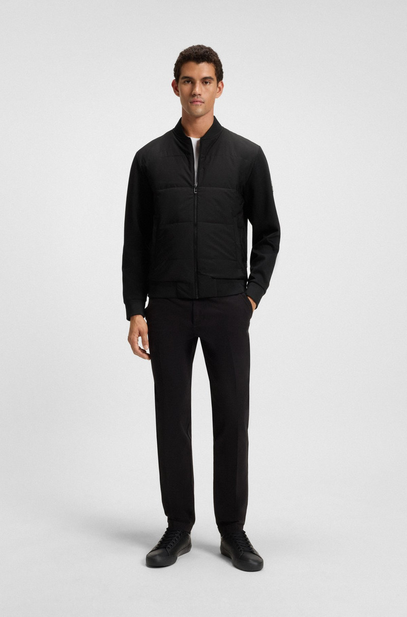 BOSS ZIP-UP SWEATSHIRT WITH PADDED FRONT outlook