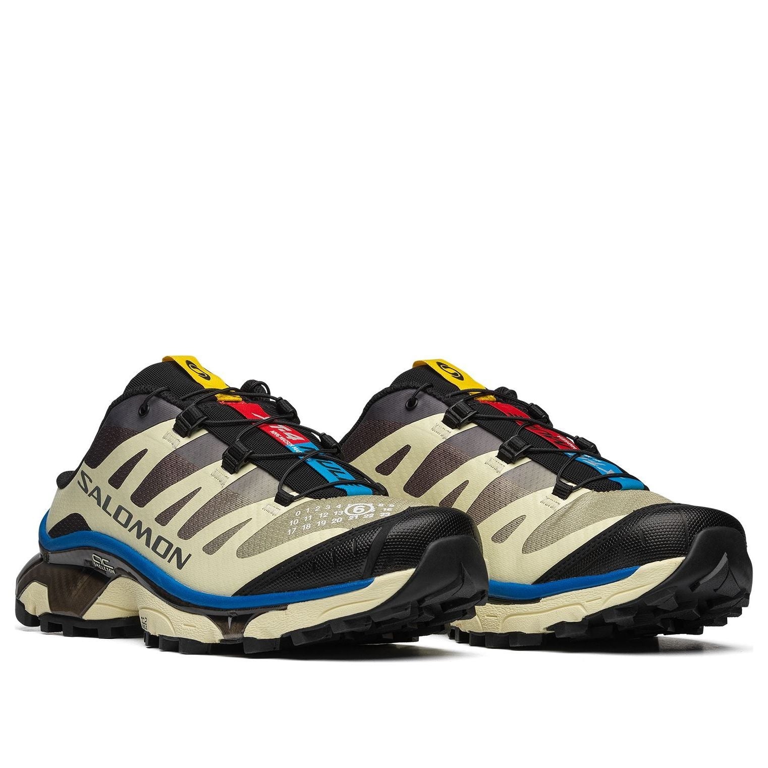SALOMON x MM6 Maison Margiela XT-4 Mule 'Transparent Yellow Lapis Blu' 475360 - 3