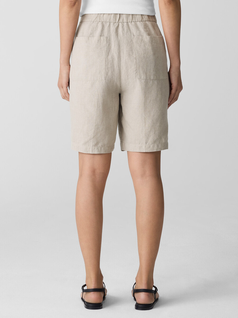 Organic Linen Shorts 4