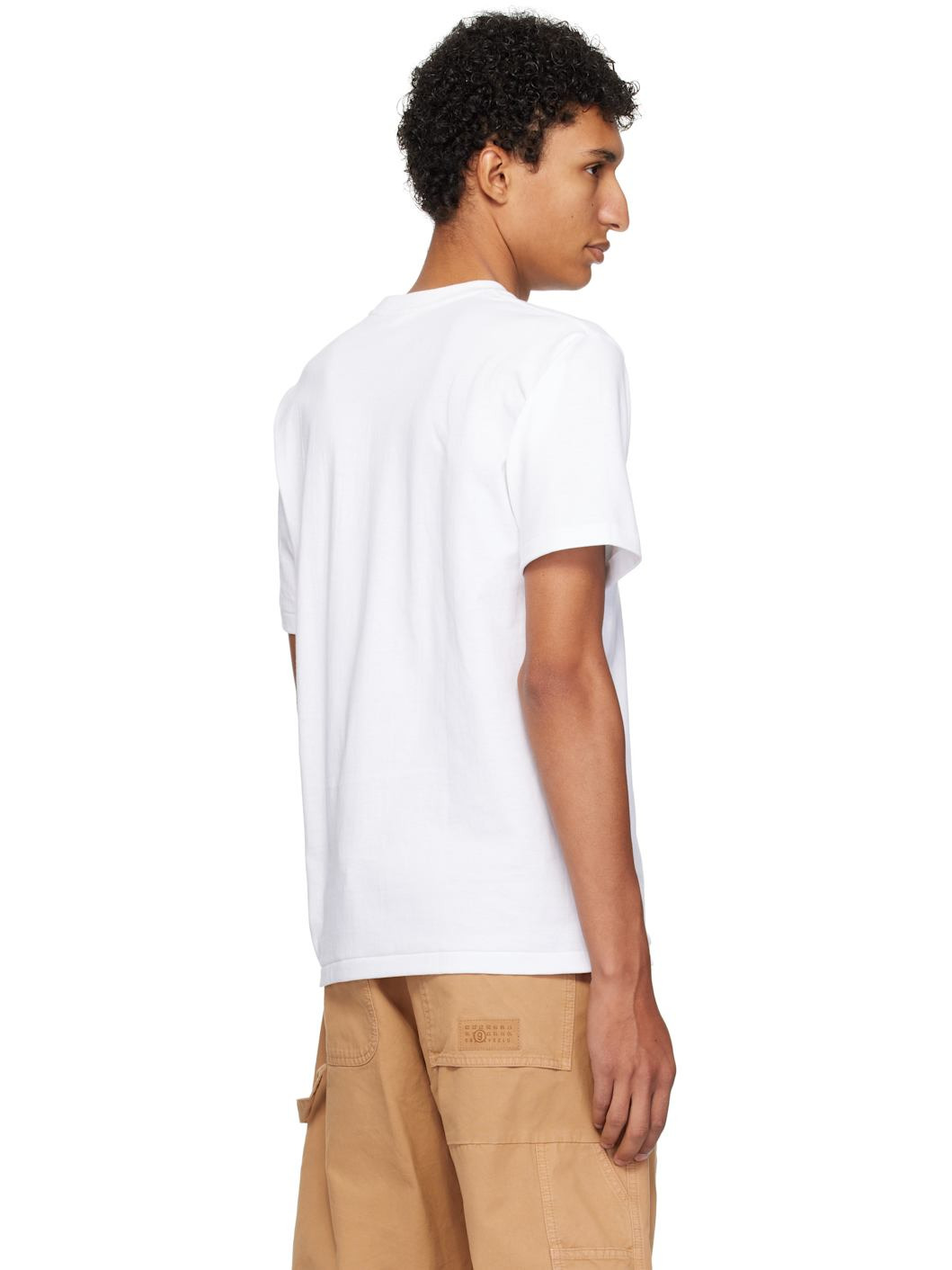 White Trial Camo College T-shirt - 3
