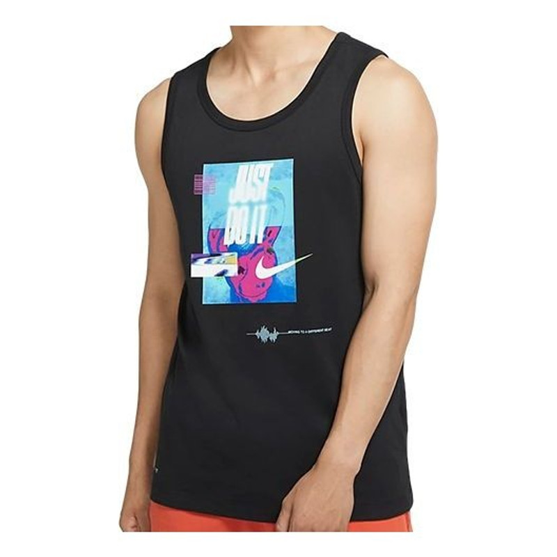 Nike Dri-FIT JDI Training Casual Sports Breathable Vest Black CV2953-010 - 1