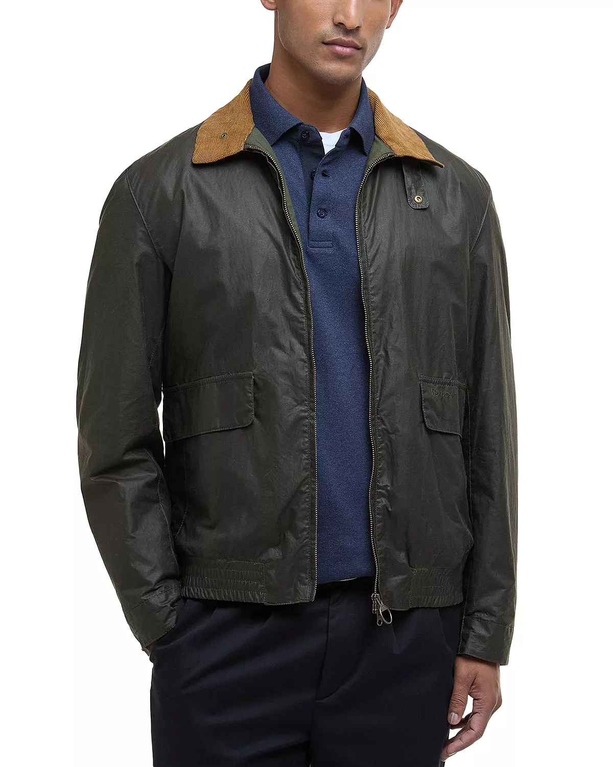 Newbury Regular Fit Waxed Jacket - 1