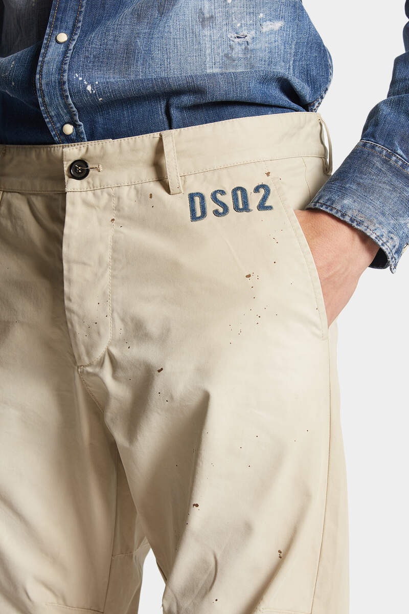 D2 STAMPS SEXY CHINO PANTS - 5