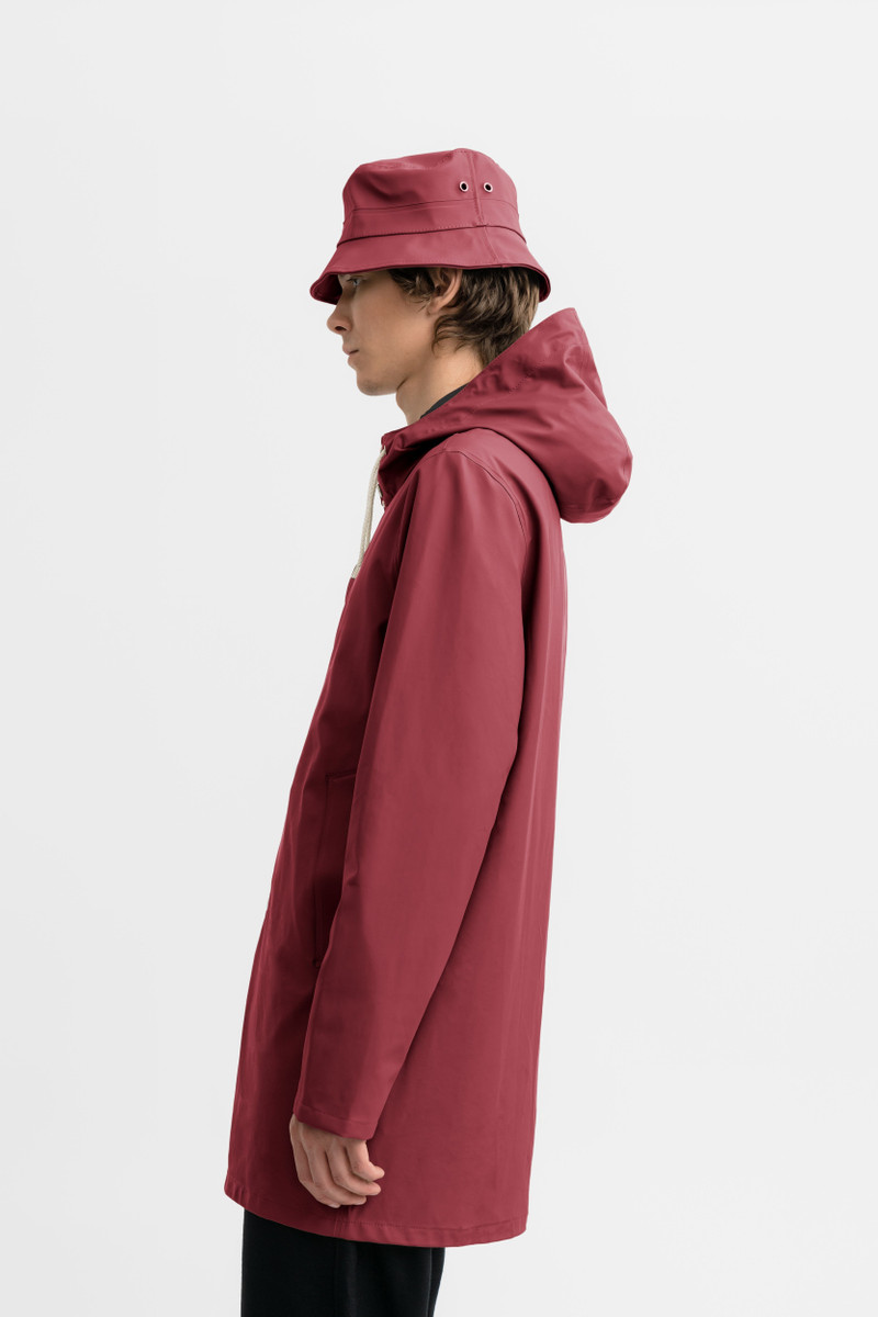 Stutterheim Beckholmen Bucket Hat Burgundy outlook