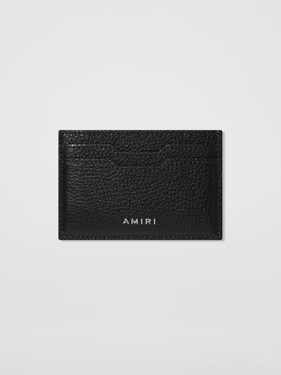 AMIRI ICONIC EMBOSSED LEATHER CARD HOLDER outlook
