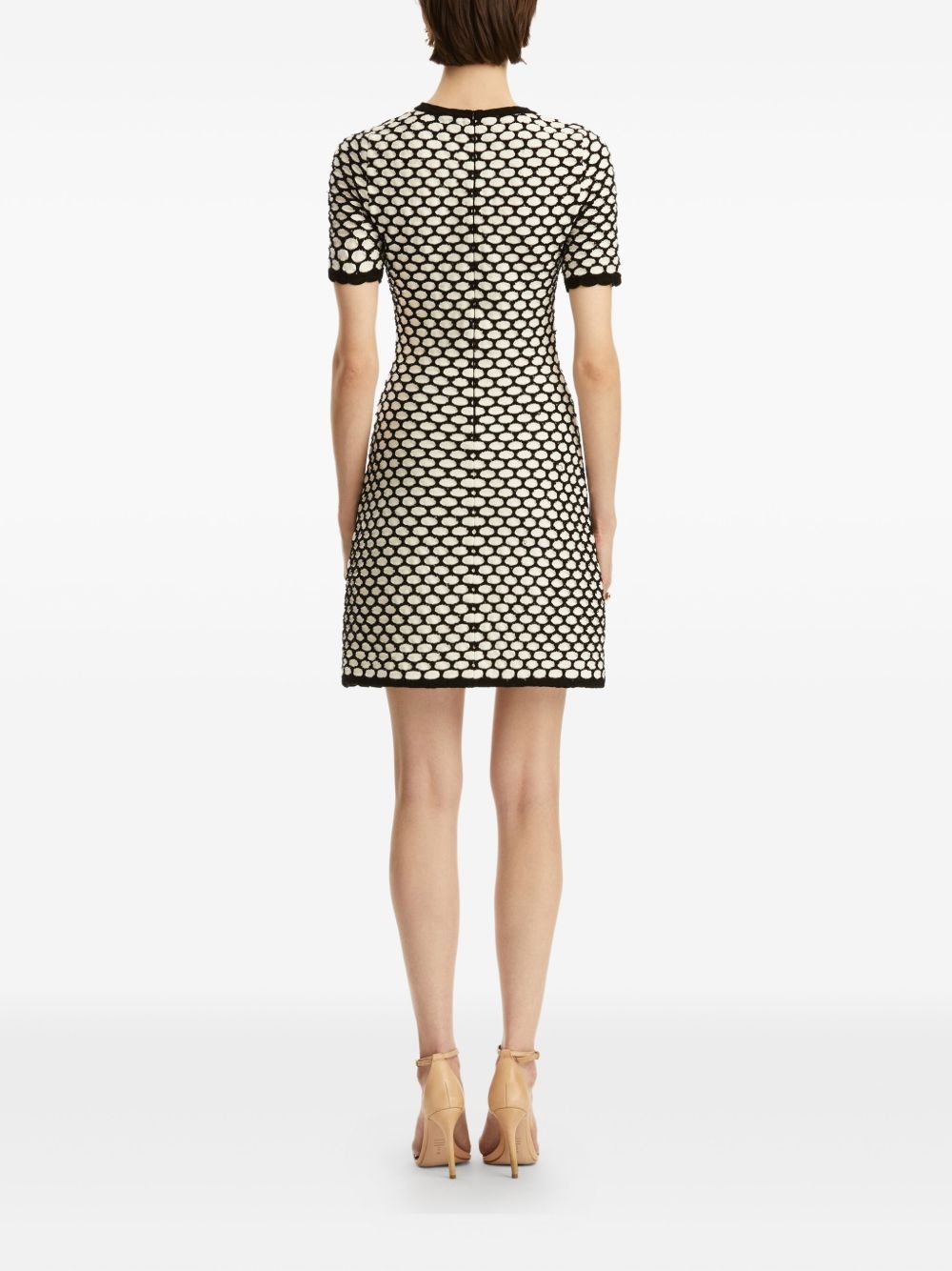 two-tone mini dress - 4